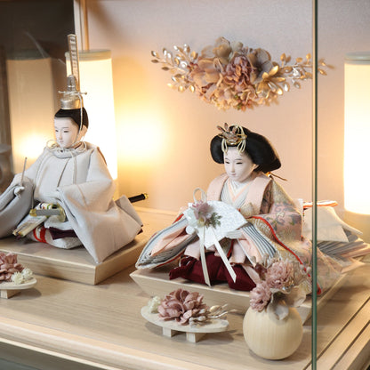 すみれ　sumire｜26雛人形ケース飾り