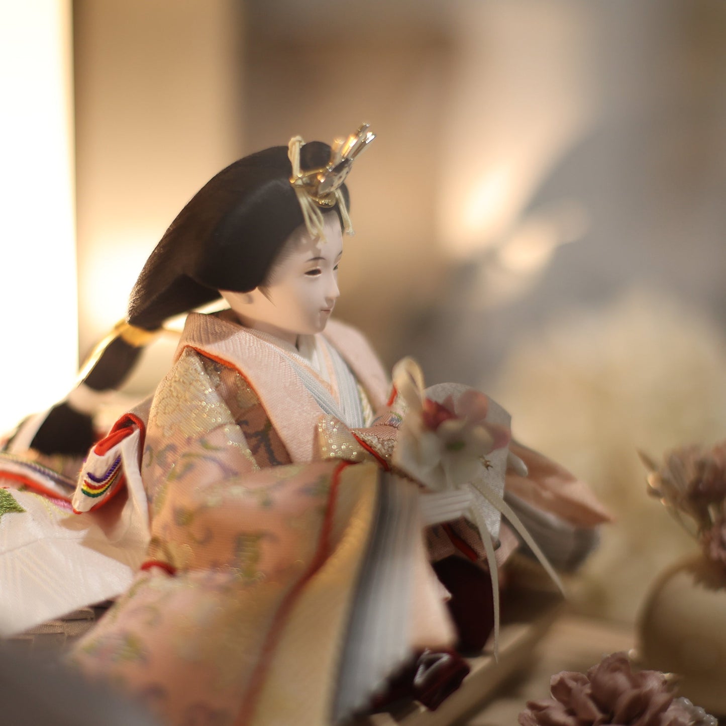 すみれ　sumire｜26雛人形ケース飾り