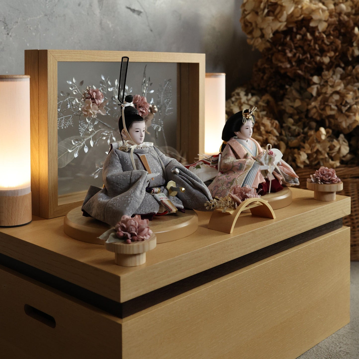 すみれ　sumire｜26雛人形収納飾り