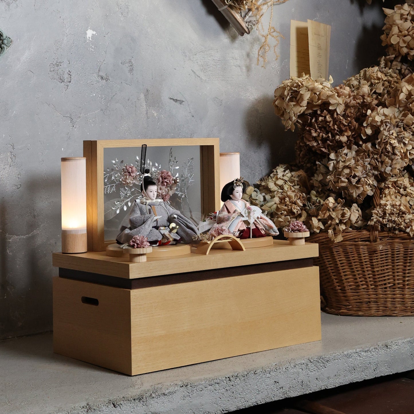 すみれ　sumire｜26雛人形収納飾り