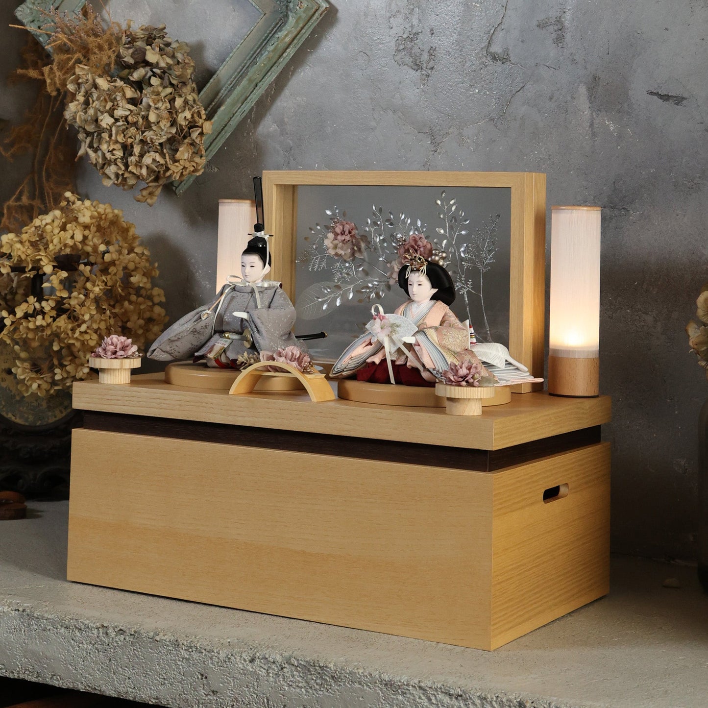 すみれ　sumire｜26雛人形収納飾り