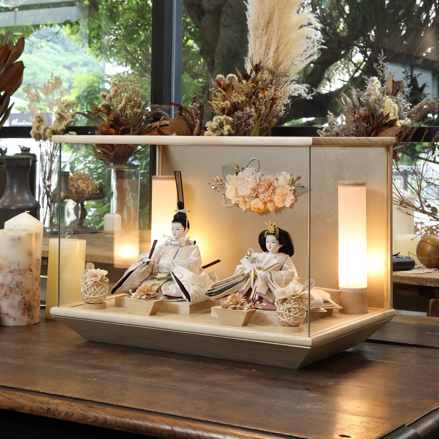 紗　suzu｜26雛人形ケース飾り