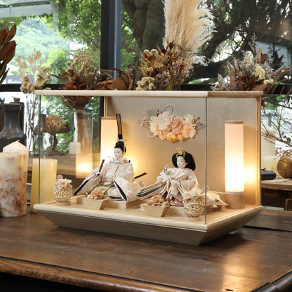 紗　suzu｜26雛人形ケース飾り