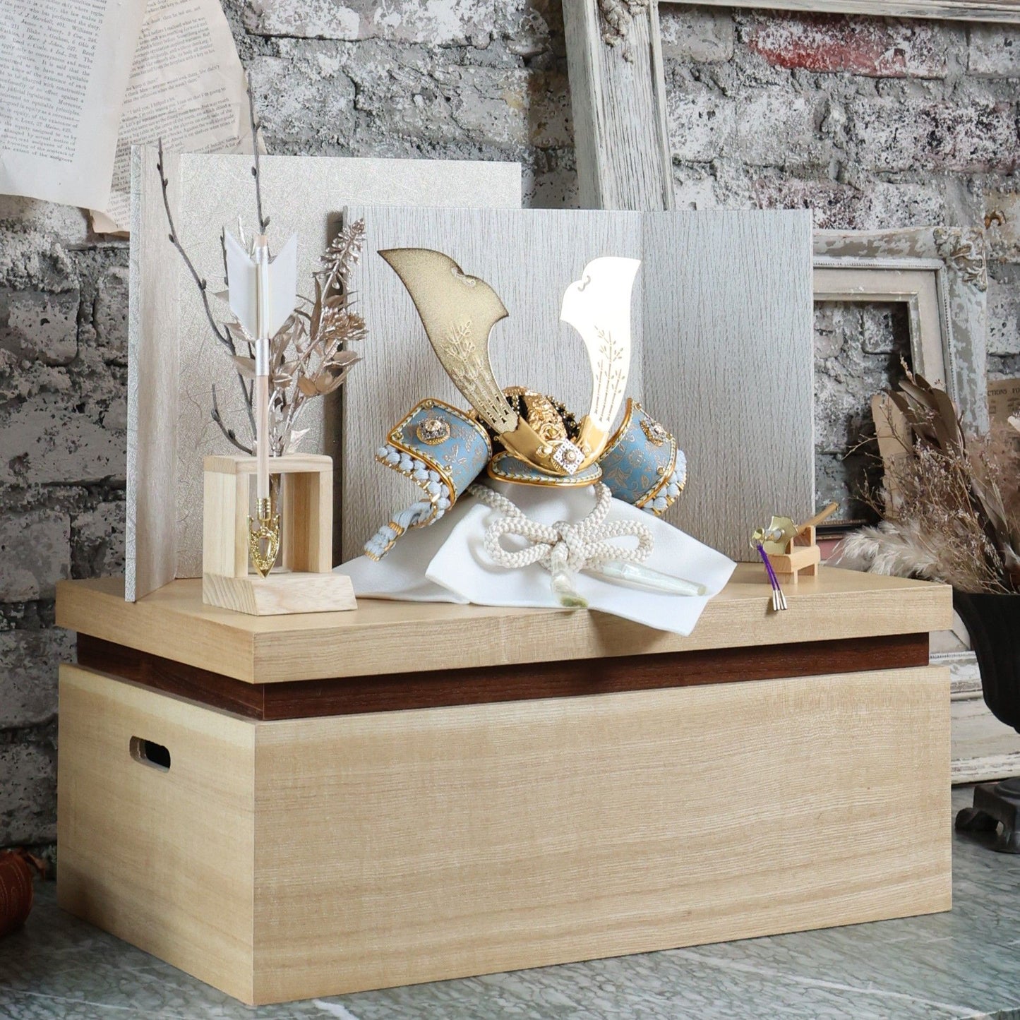 甲冑師「翠鳳」作品  翔 syou | 26祈兜 収納飾り