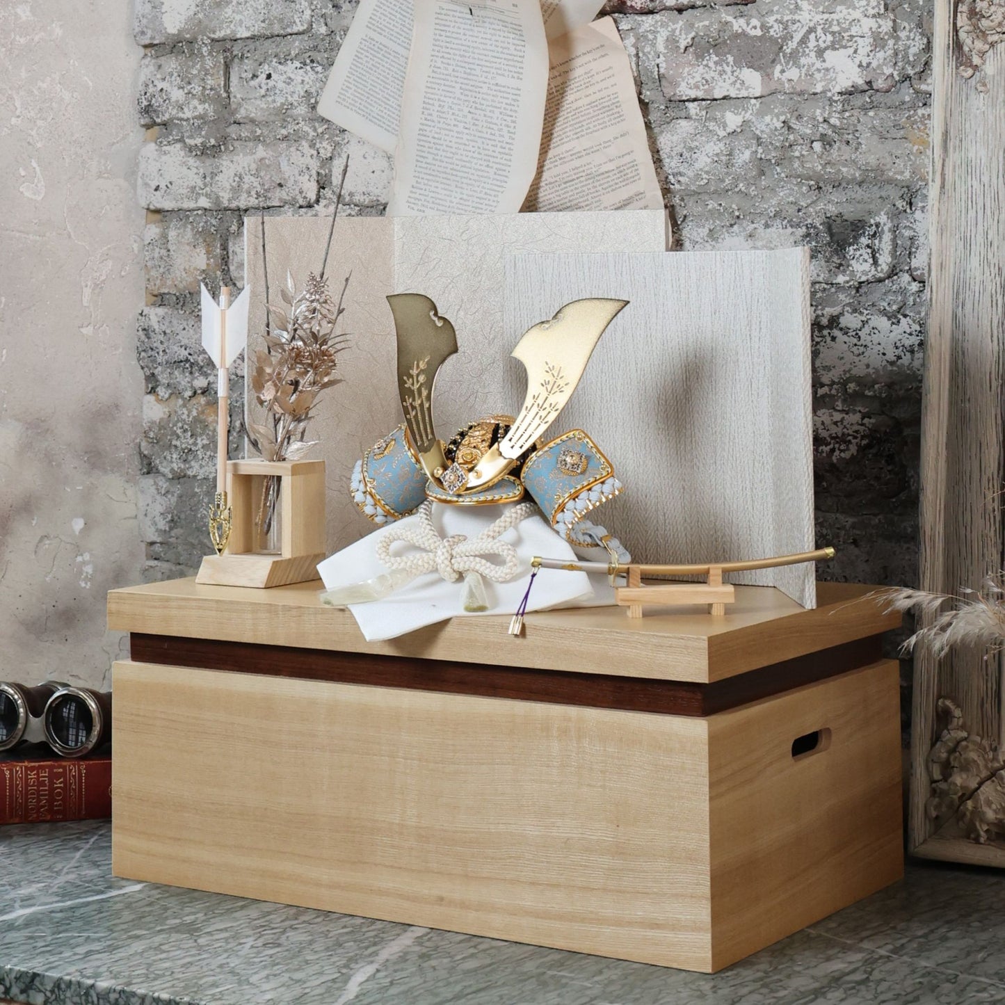 甲冑師「翠鳳」作品  翔 syou | 26祈兜 収納飾り