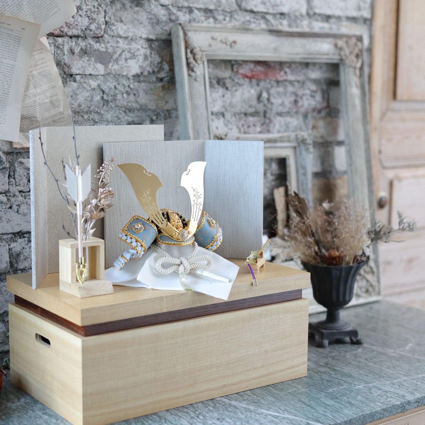 甲冑師「翠鳳」作品  翔 syou | 26祈兜 収納飾り