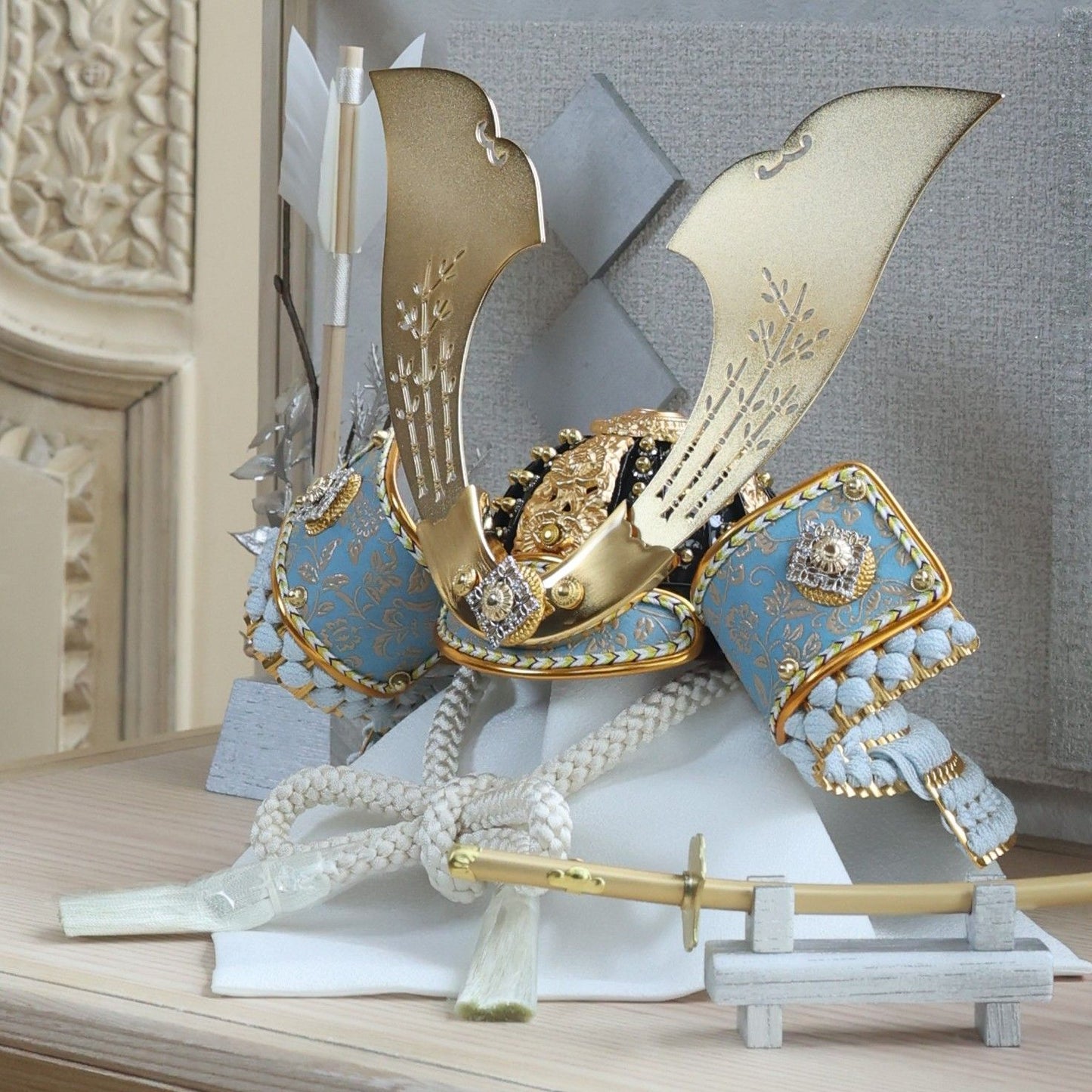 甲冑師「翠鳳」作品　翔 syou | 26祈兜 ケース飾り