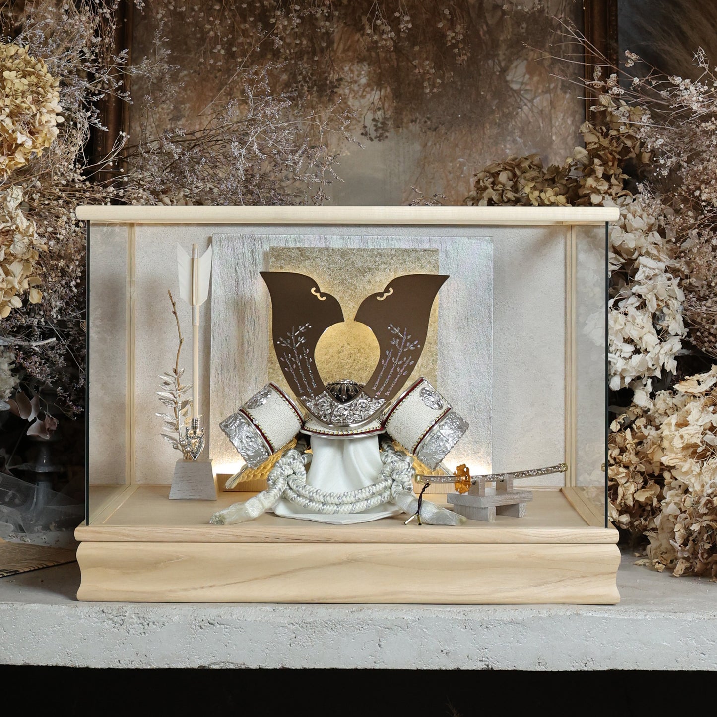 甲冑師「翠鳳」作品　柊 syū | 26祈兜 ケース飾り