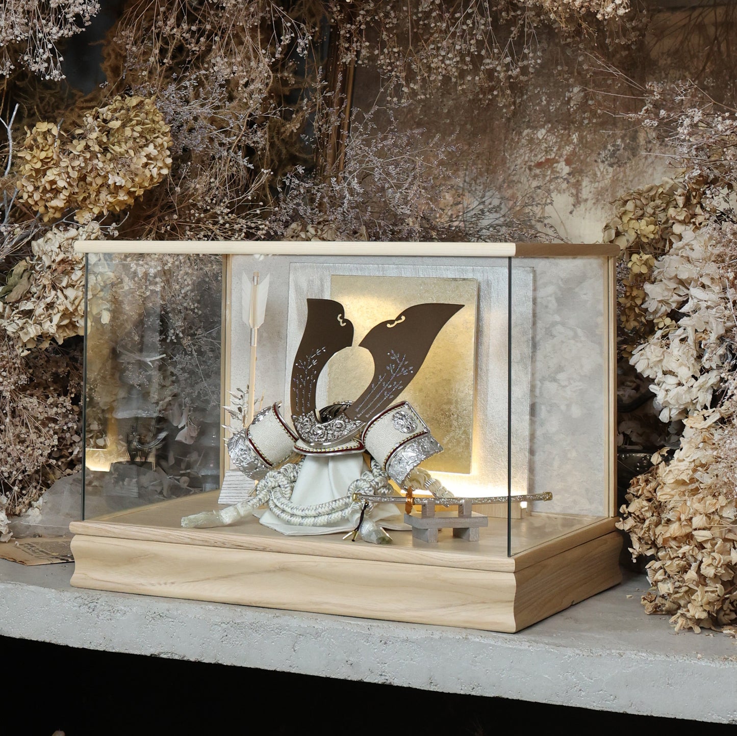 甲冑師「翠鳳」作品　柊 syū | 26祈兜 ケース飾り