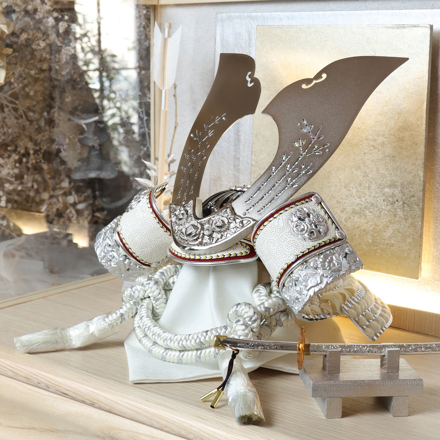 甲冑師「翠鳳」作品　柊 syū | 26祈兜 ケース飾り
