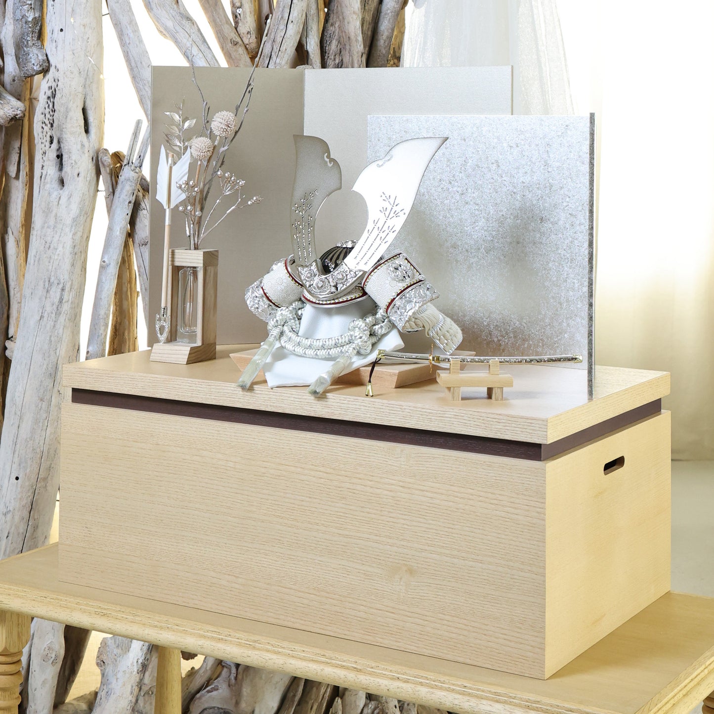 甲冑師「翠鳳」作品  柊 syū | 26祈兜 収納飾り