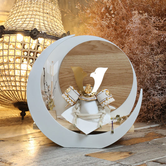 大河 taiga｜26祈兜 三日月(大)飾り