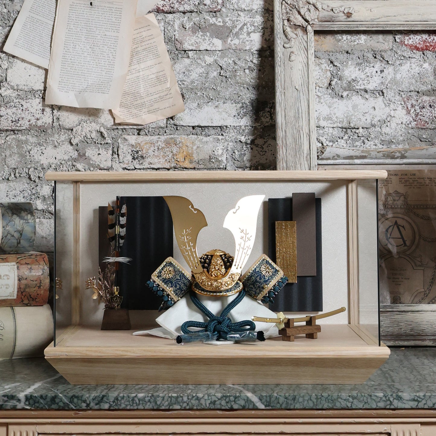 甲冑師「翠鳳」作品　永遠 towa | 26祈兜 ケース飾り