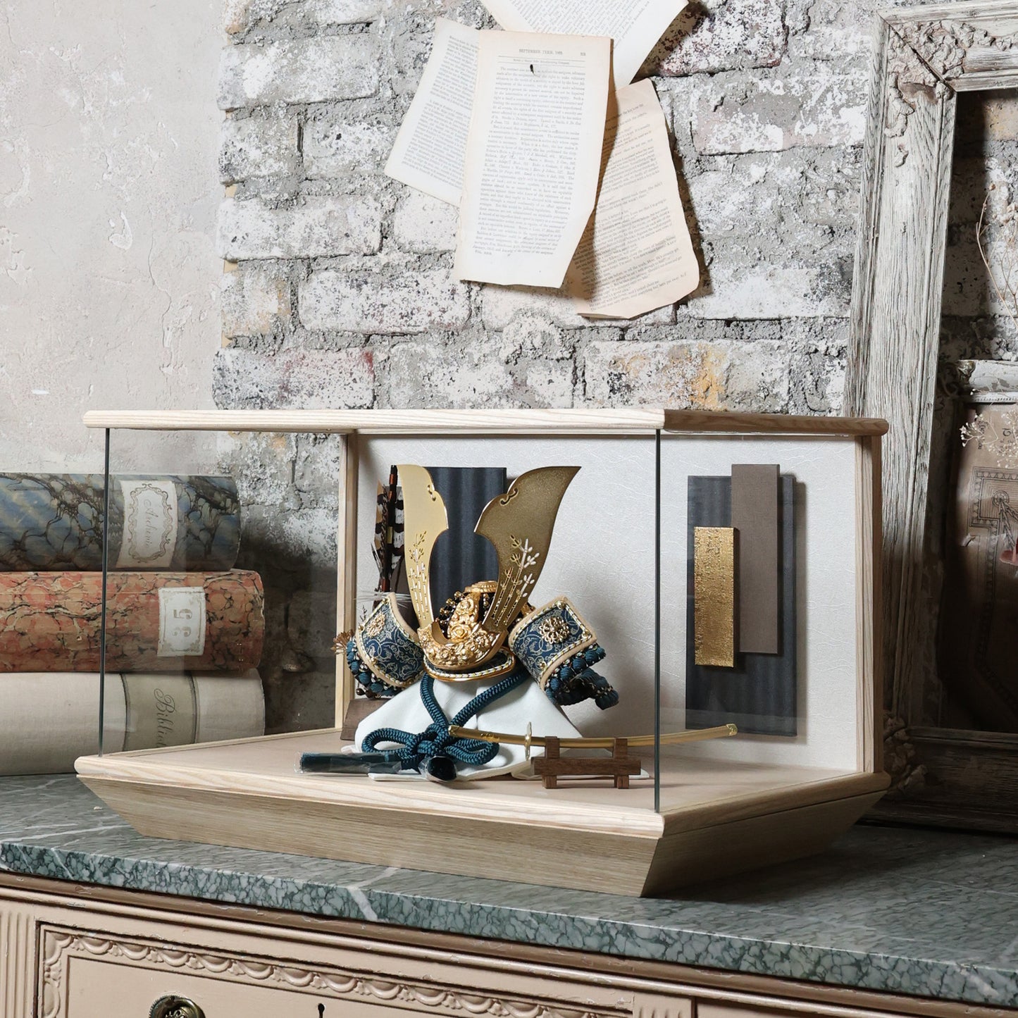 甲冑師「翠鳳」作品　永遠 towa | 26祈兜 ケース飾り