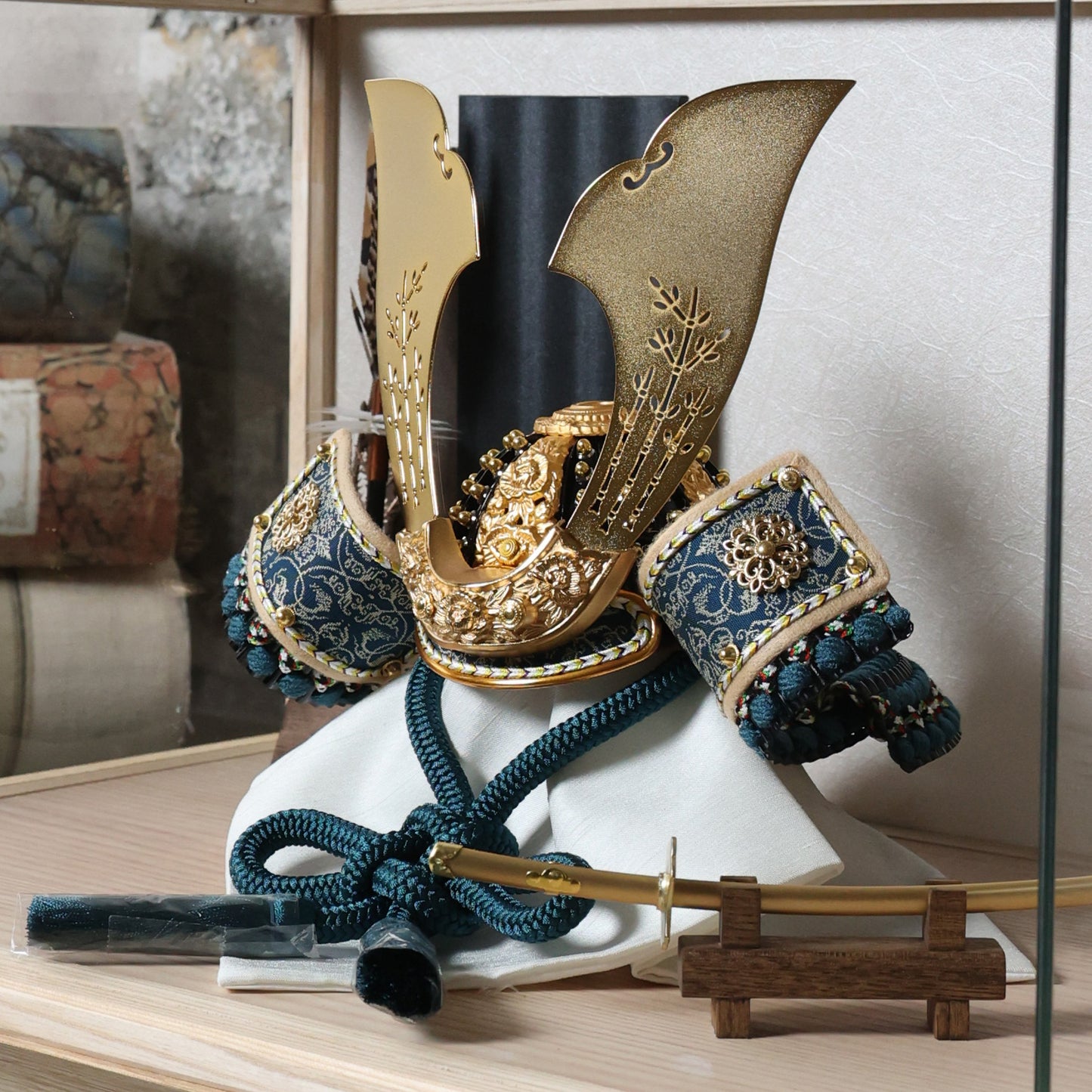 甲冑師「翠鳳」作品　永遠 towa | 26祈兜 ケース飾り