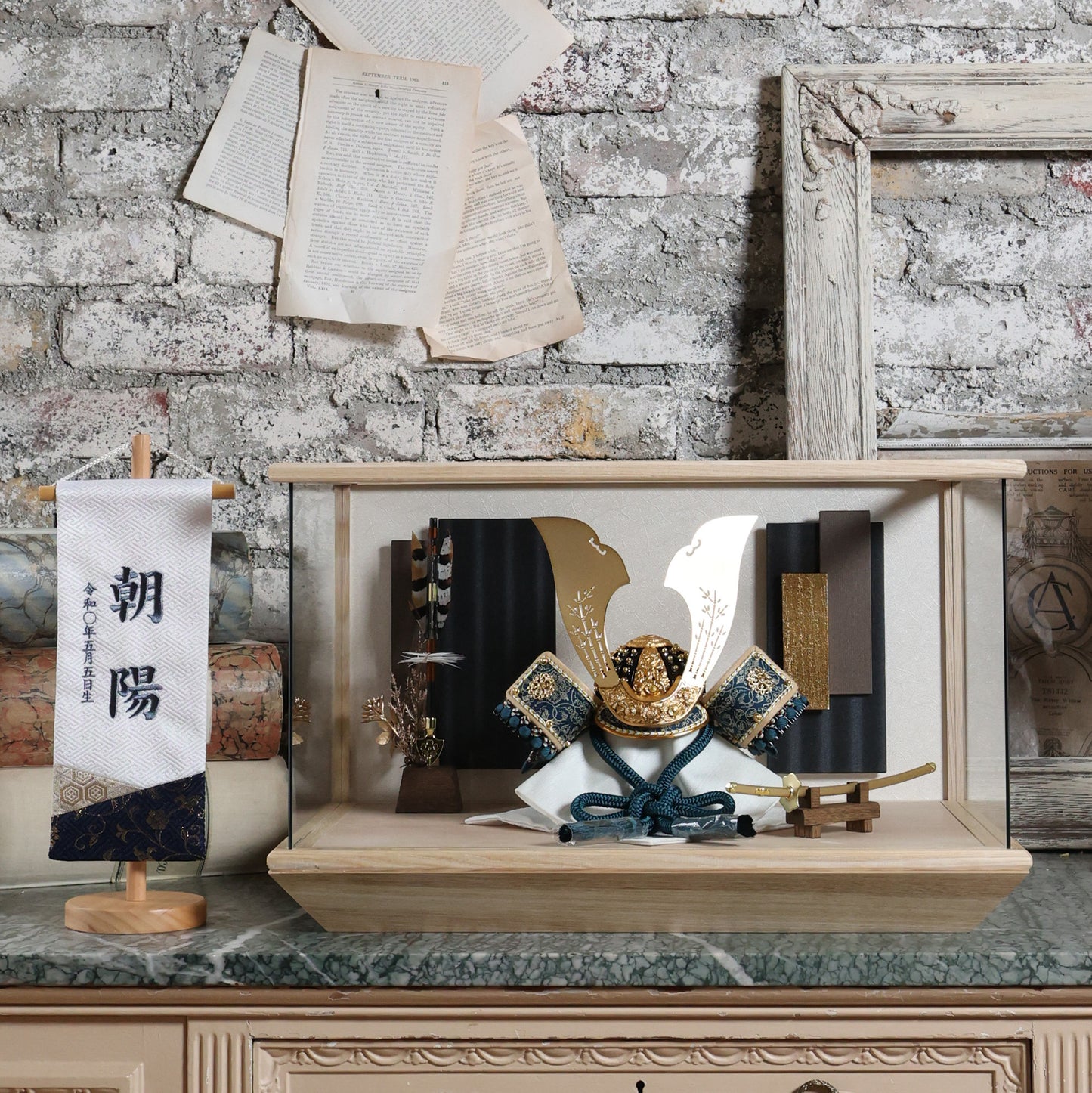 甲冑師「翠鳳」作品　永遠 towa | 26祈兜 ケース飾り