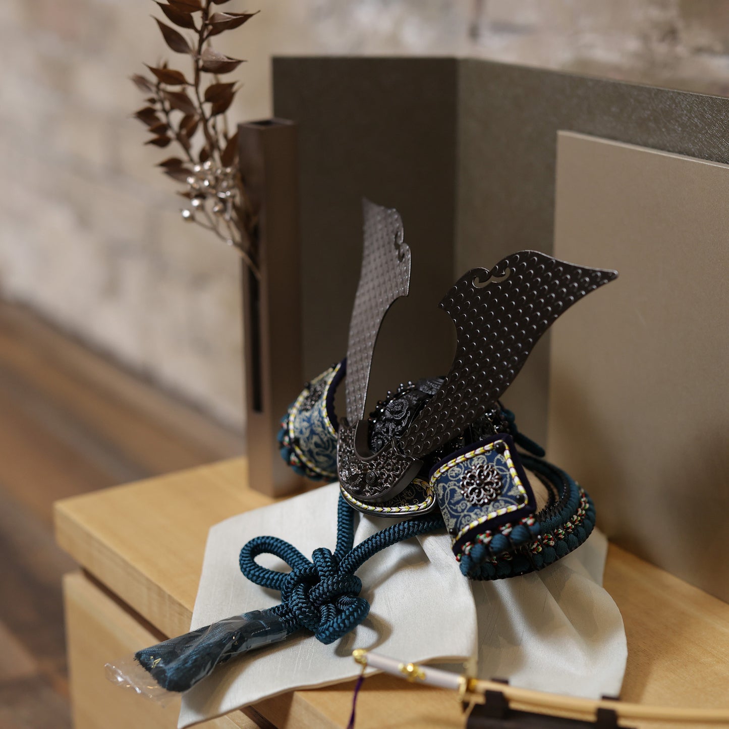 甲冑師「翠鳳」作品  永遠 towa | 26祈兜 収納飾り