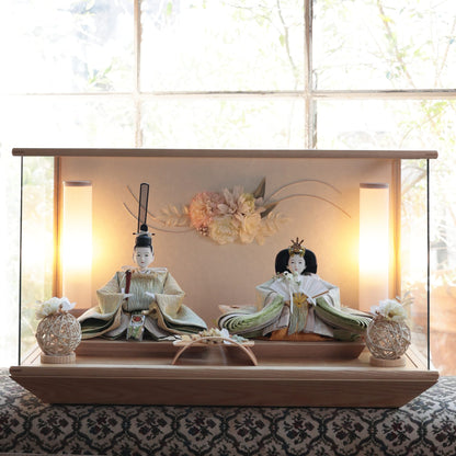 京都西陣袋帯　月音　tsukine｜26雛人形ケース飾り