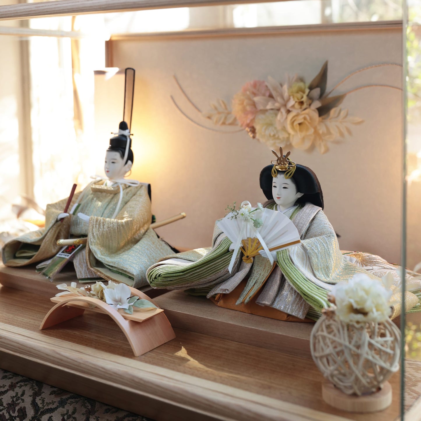 京都西陣袋帯　月音　tsukine｜26雛人形ケース飾り