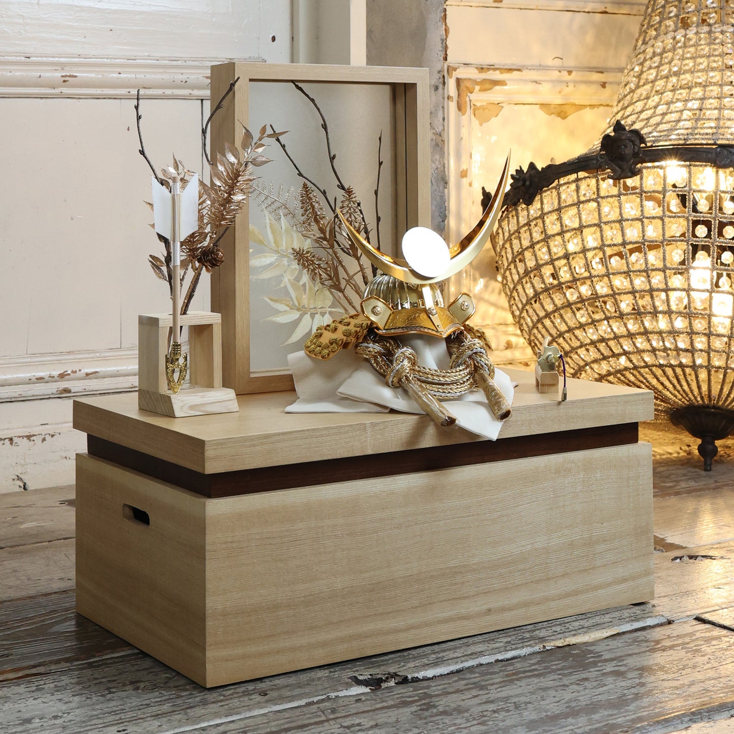 甲冑師「翠鳳」作品  大和 yamato | 26祈兜 収納飾り