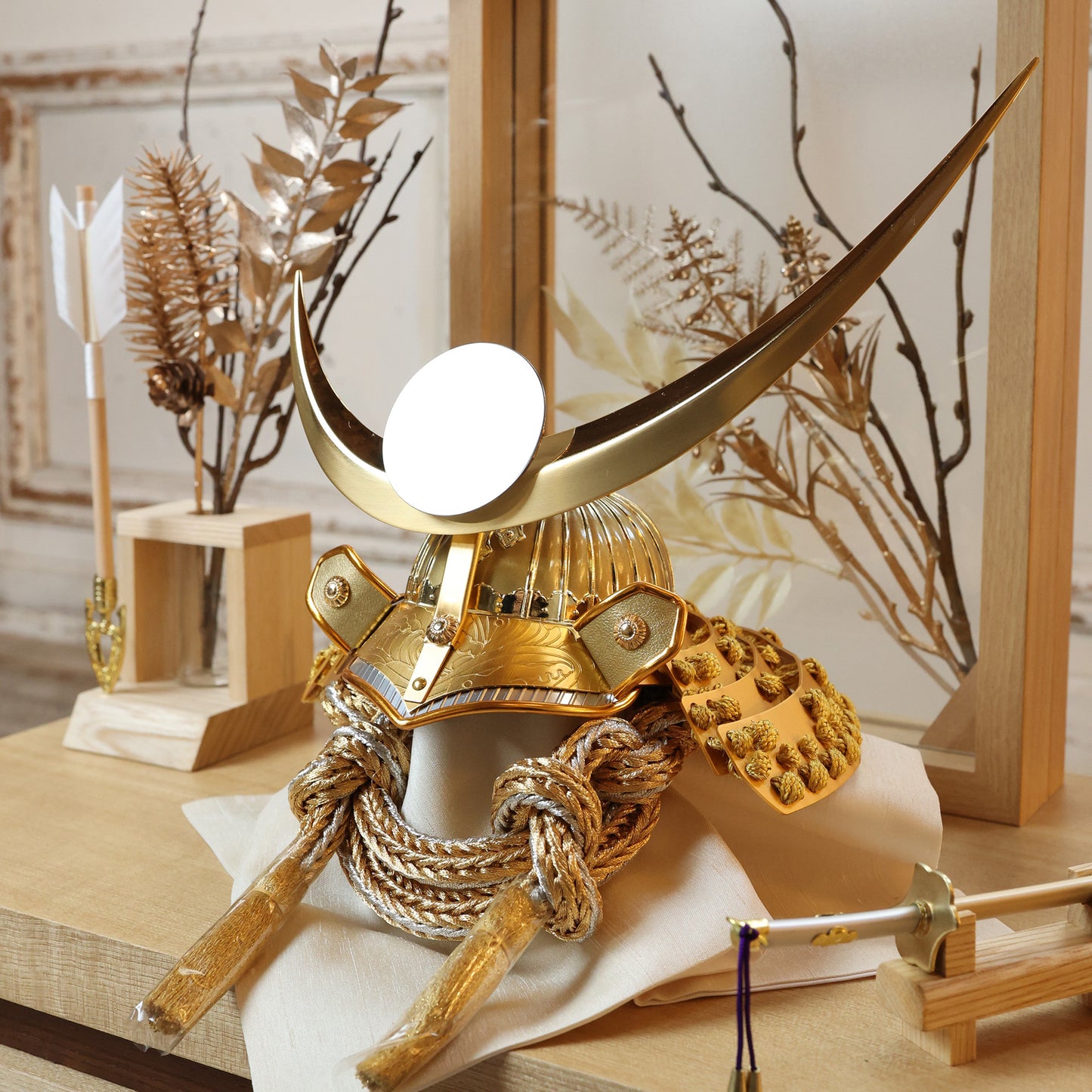 甲冑師「翠鳳」作品  大和 yamato | 26祈兜 収納飾り