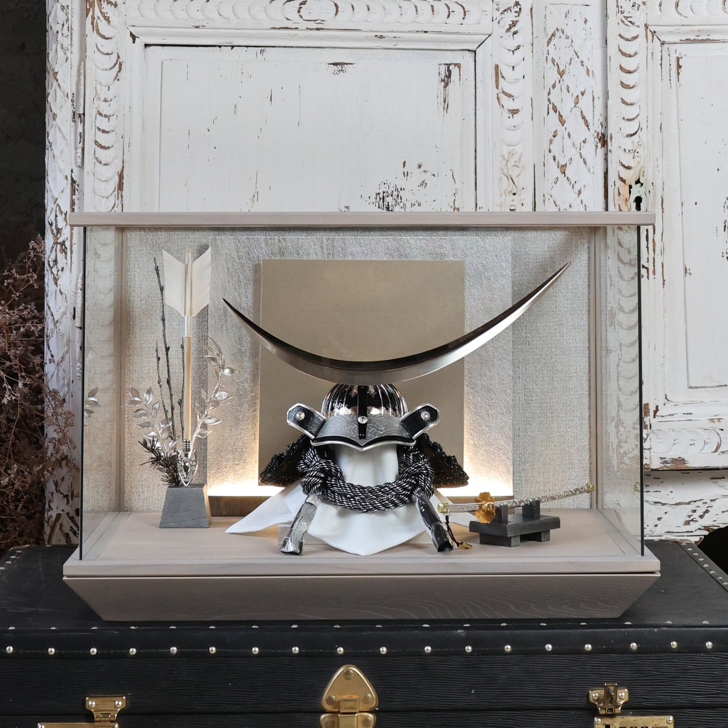 甲冑師「翠鳳」作品　耀斗 youto | 26祈兜 ケース飾り