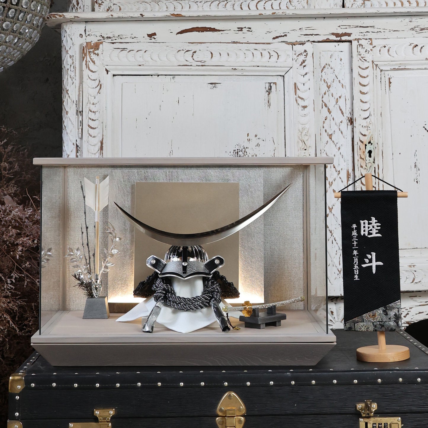 甲冑師「翠鳳」作品　耀斗 youto | 26祈兜 ケース飾り