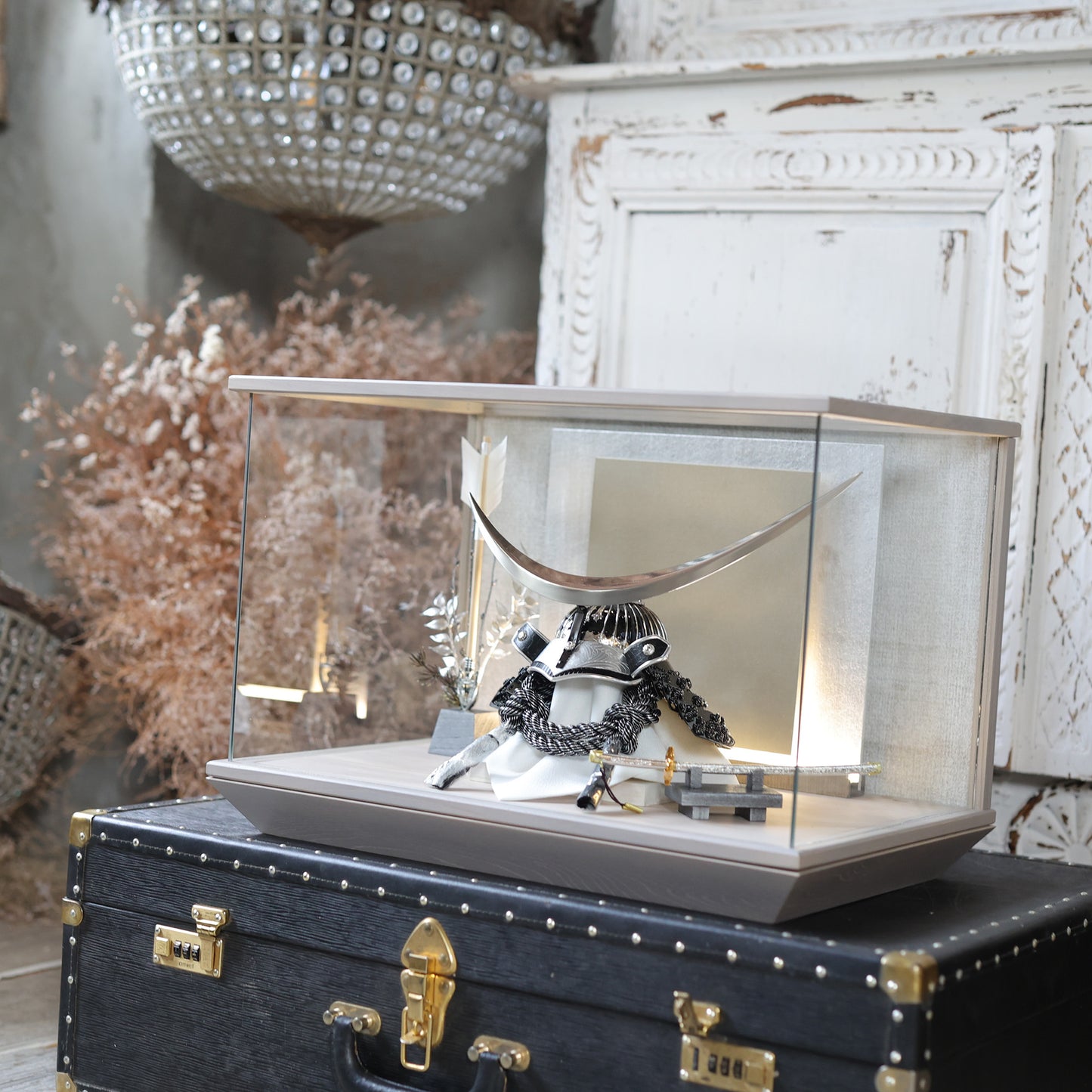 甲冑師「翠鳳」作品　耀斗 youto | 26祈兜 ケース飾り