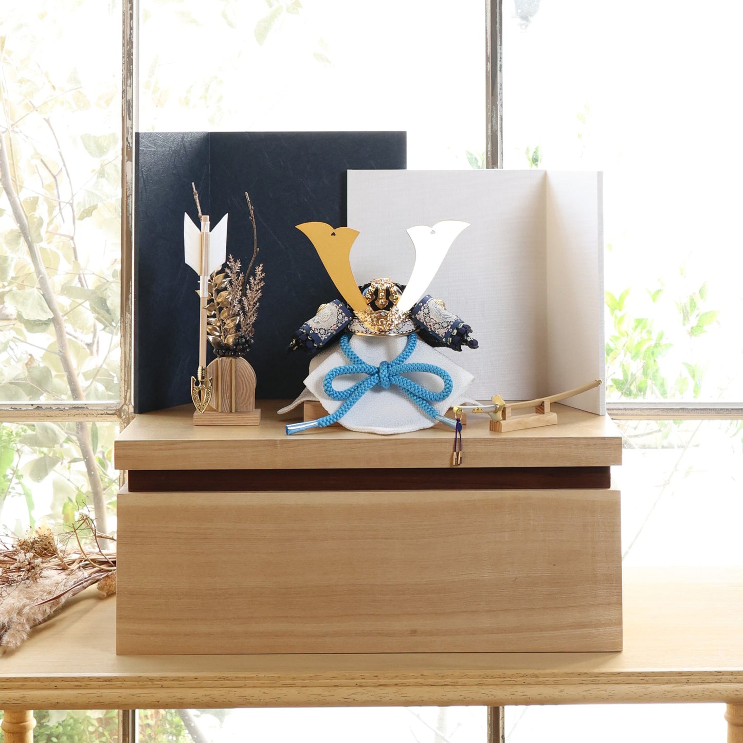 甲冑師「加藤良」作品  悠 yū | 26祈兜 収納飾り