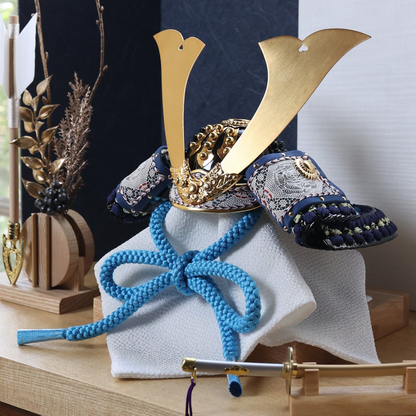 甲冑師「加藤良」作品  悠 yū | 26祈兜 収納飾り