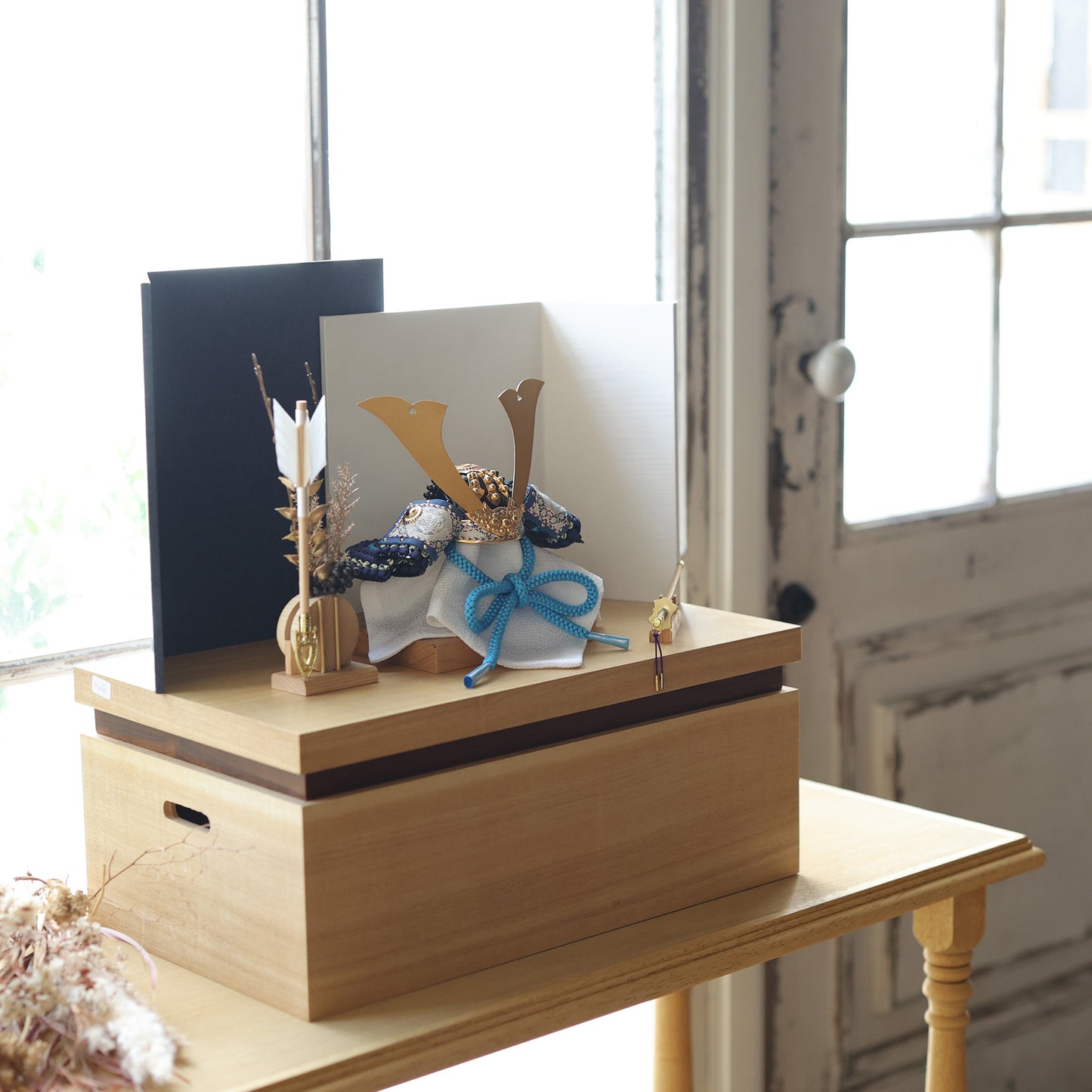 甲冑師「加藤良」作品  悠 yū | 26祈兜 収納飾り