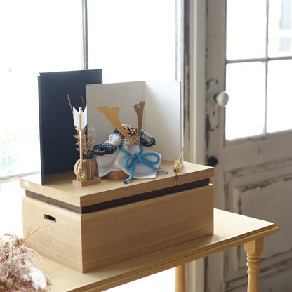 甲冑師「加藤良」作品  悠 yū | 26祈兜 収納飾り