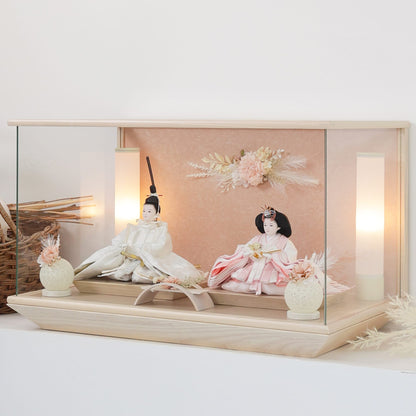 優美　想　yuubi｜26雛人形ケース飾り