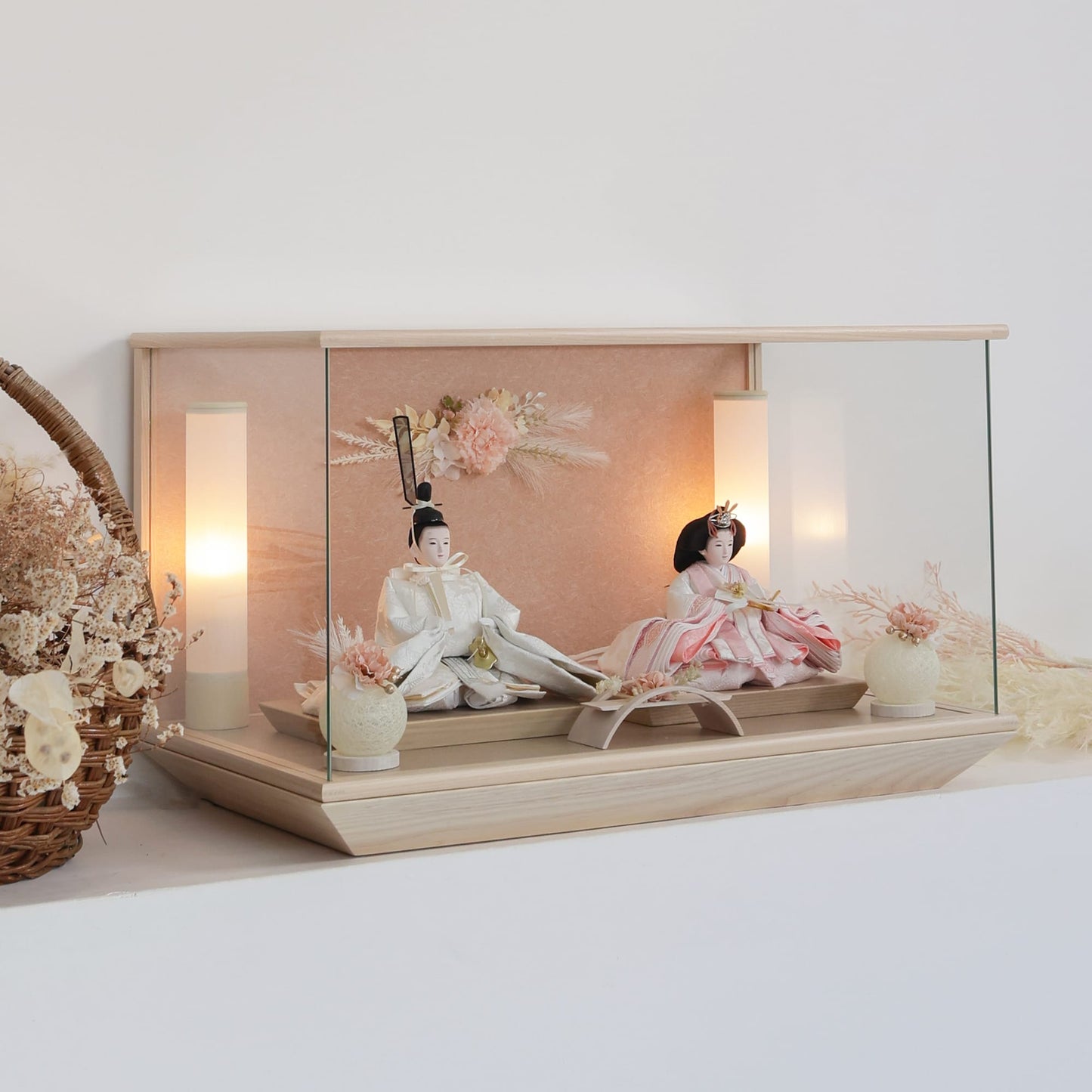 優美　想　yuubi｜26雛人形ケース飾り