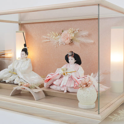 優美　想　yuubi｜26雛人形ケース飾り