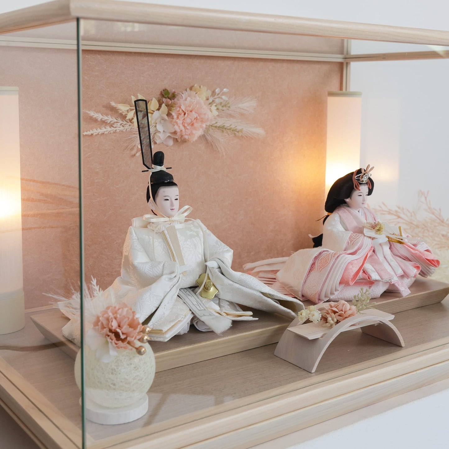 優美　想　yuubi｜26雛人形ケース飾り
