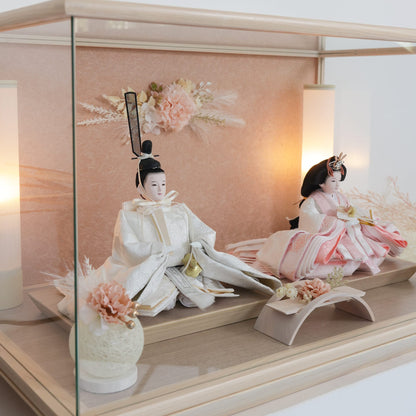 優美　想　yuubi｜26雛人形ケース飾り