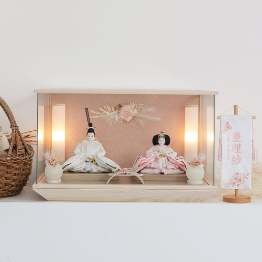優美　想　yuubi｜26雛人形ケース飾り