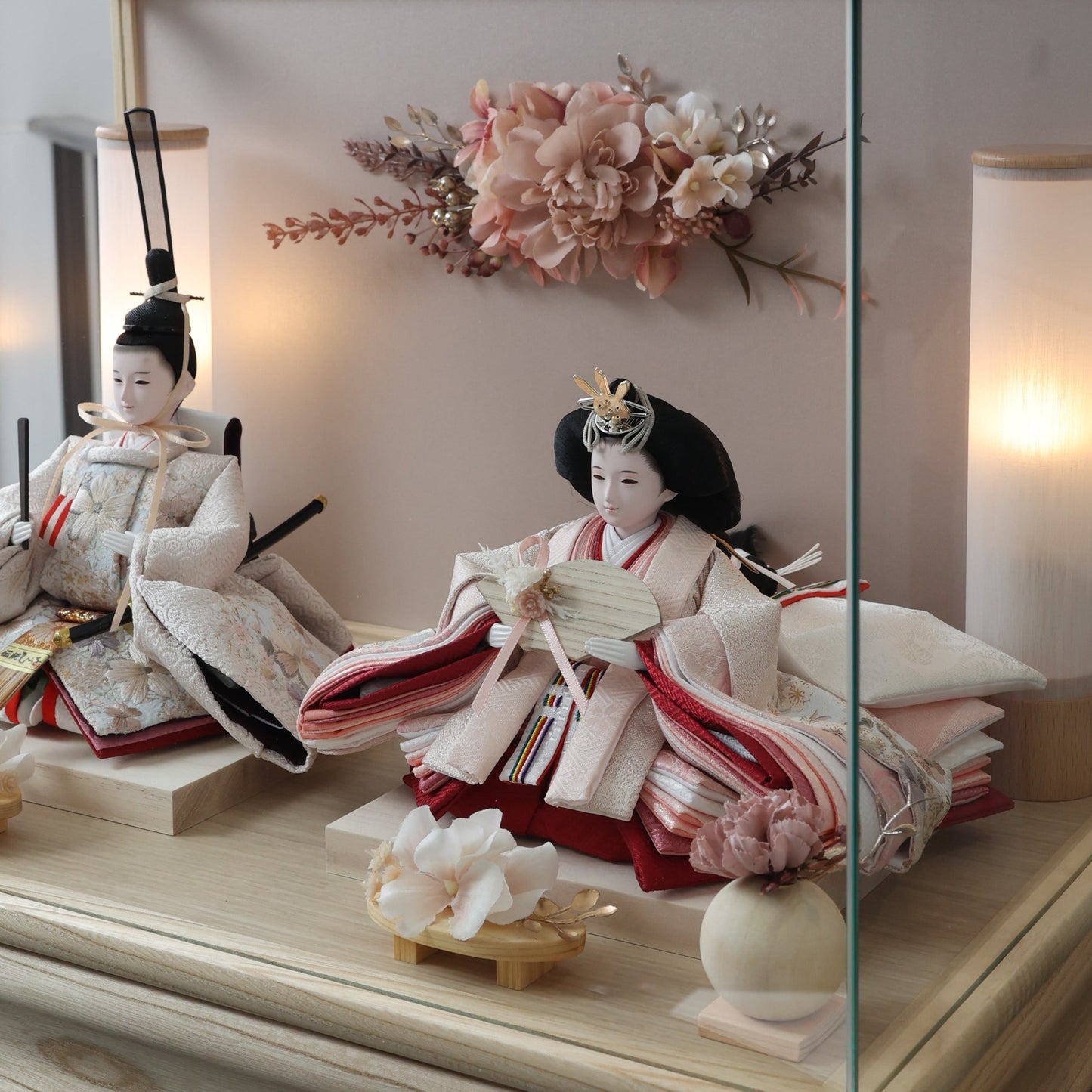 夢　yume｜26雛人形ケース飾り