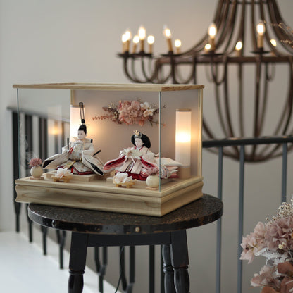 夢　yume｜26雛人形ケース飾り