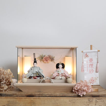 ゆなみ　yunami｜26雛人形ケース飾り