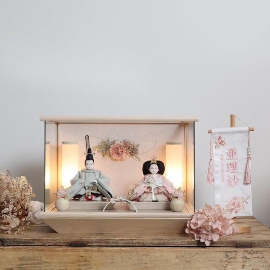 ゆなみ　yunami｜26雛人形ケース飾り
