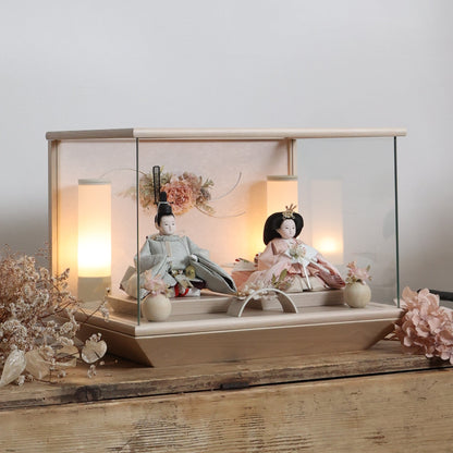 ゆなみ　yunami｜26雛人形ケース飾り