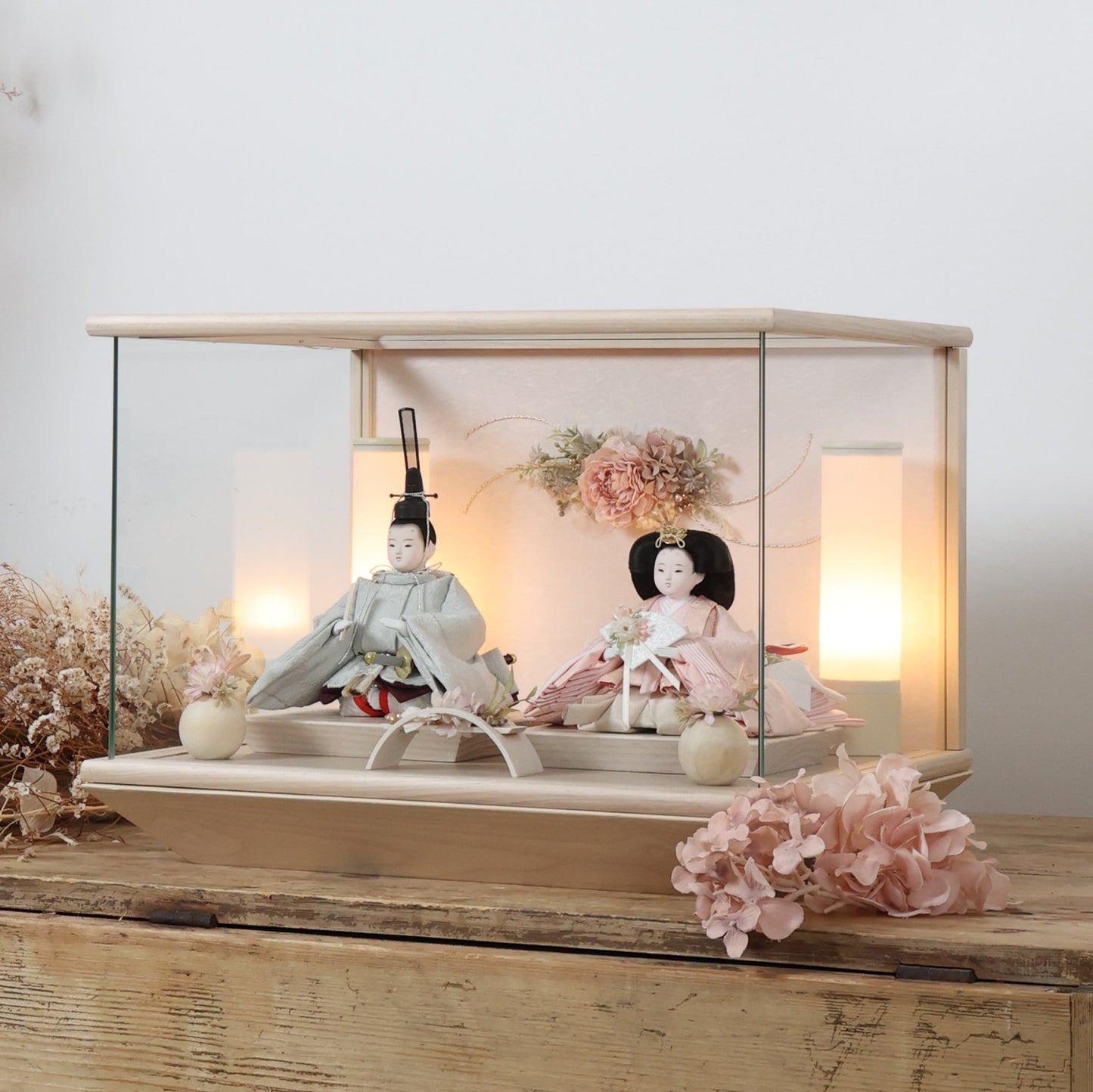 ゆなみ　yunami｜26雛人形ケース飾り