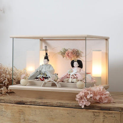 ゆなみ　yunami｜26雛人形ケース飾り