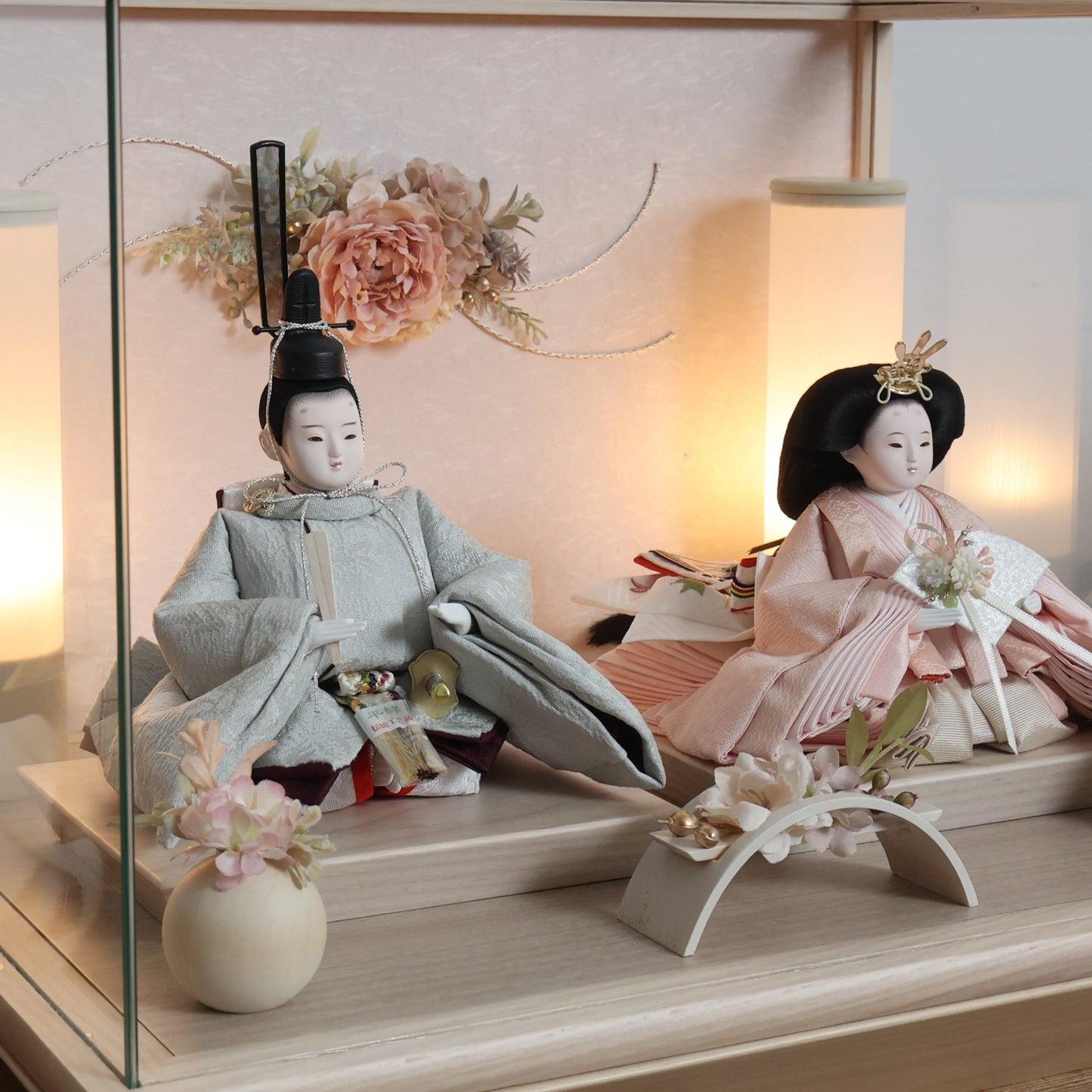ゆなみ　yunami｜26雛人形ケース飾り