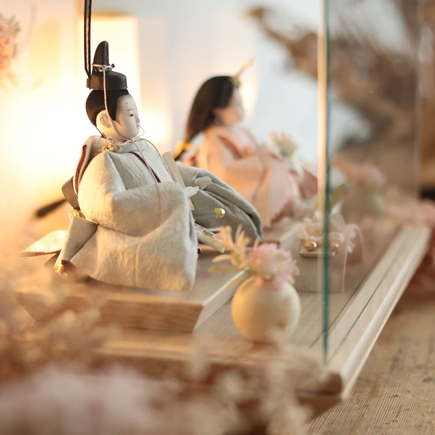 ゆなみ　yunami｜26雛人形ケース飾り