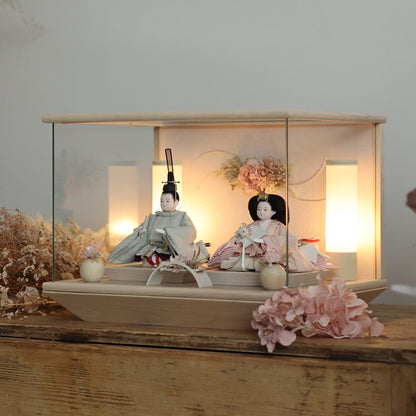 ゆなみ　yunami｜26雛人形ケース飾り