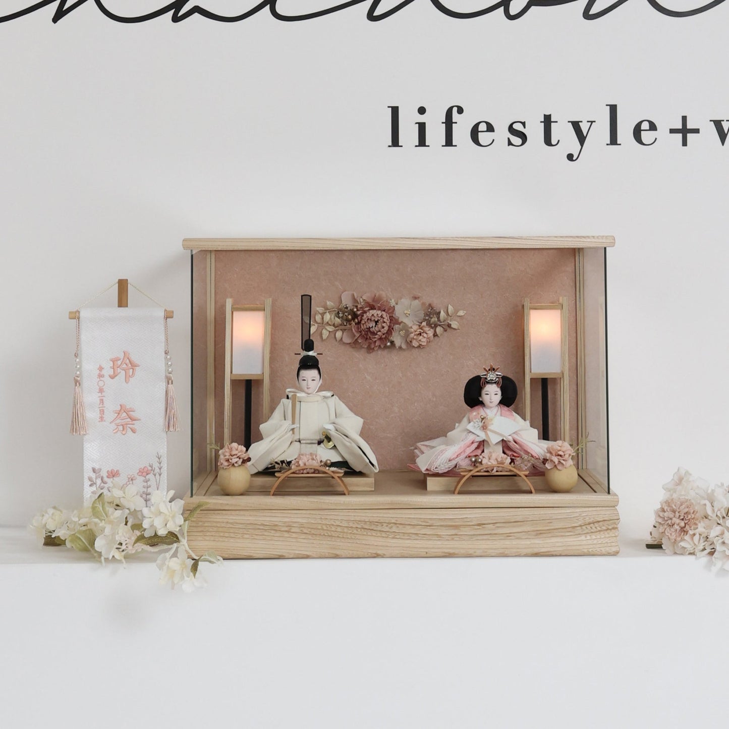 優　yuu｜26雛人形ケース飾り