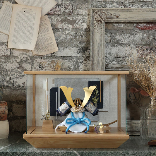 甲冑師「加藤良」作品　悠 yū | 26祈兜 ケース飾り